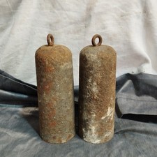 ancienne paire de poids pour