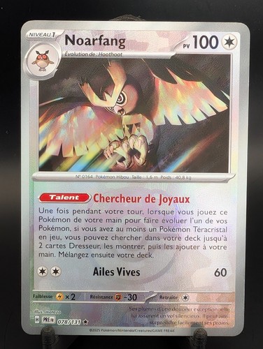 Carte pokemon noarfang - carte,