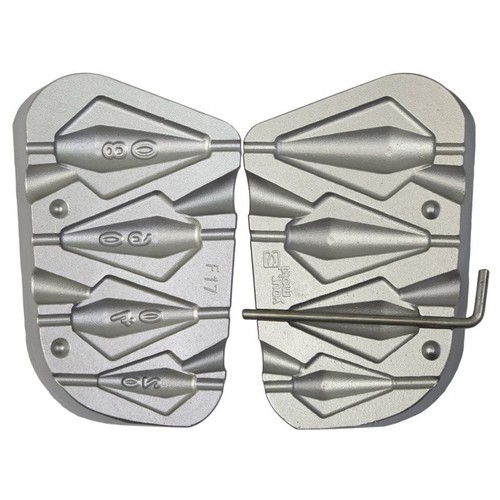 Moule plombs ailette perce - a,