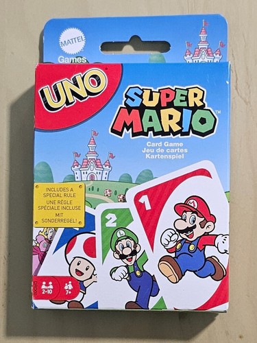 Jeu uno super - mario, mattel