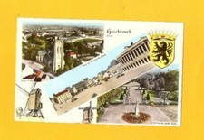 HAZEBROUCK (59) EGLISE ST-ELOI , JARDIN PUBLIC , BLASON avec décor MOULIN à VENT