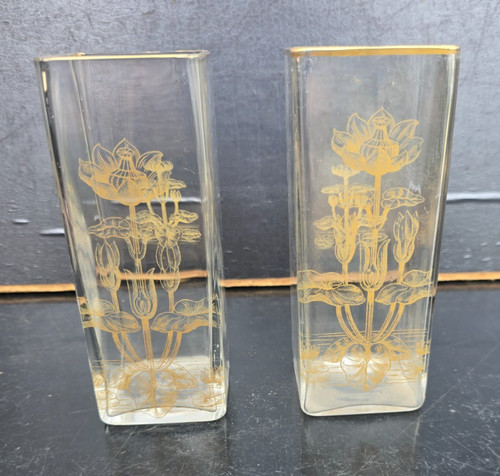 Paire vases baccarat - de,