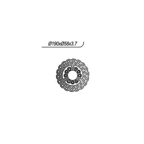Disque frein avant wave - de, ng
