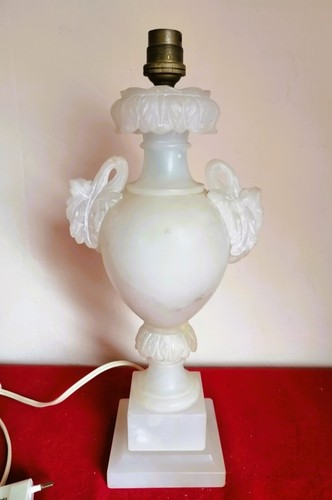 Ancienne pied lampe marbre - pied, en