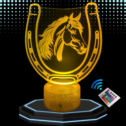 Lampe chevet led - cheval,