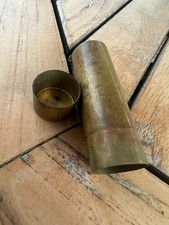 Ancien étui porte louis d'or du 19ème - Tube métal - 20 Franc