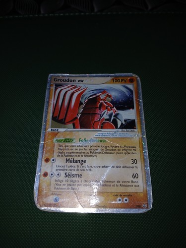 Carte groudon promo black - groudon, star