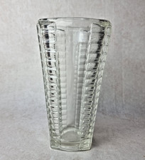 Vase Vintage Verre Pressé