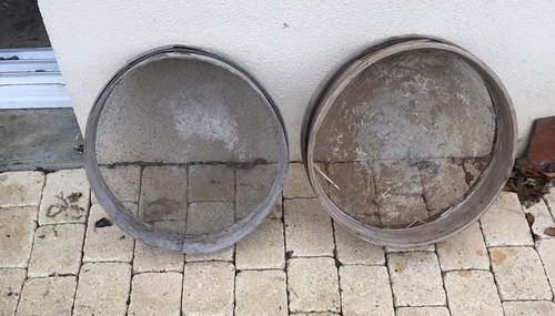 Lot anciens tamis osier - anciens,
