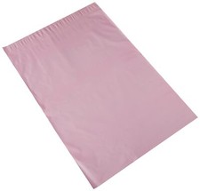 12 x 16 sac postal d'Expédition en plastique - Rose Lot de 100