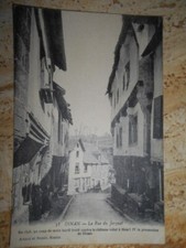 cpa ancienne carte postale Dinan rue Jerzuat