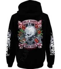 Sweat capuche Billy Eight fermeture zip   INKY FOOL 🏍 Imprimé en France📌5a.