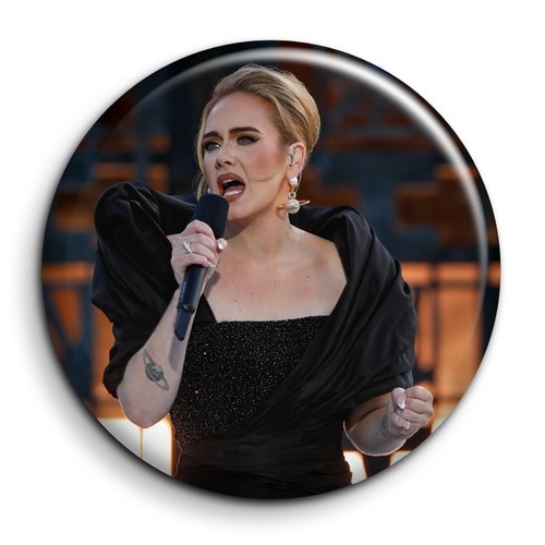Adele badge 38mm button pin - button,