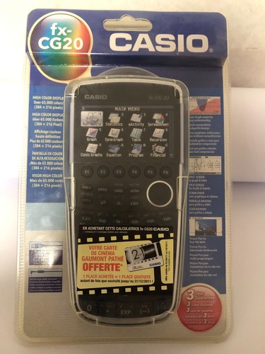 Calculatrice casio cg20 - casio, fx-cg20