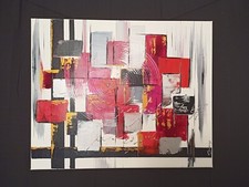 tableau art abstrait – art contemporain moderne – peinture abstraite acrylique