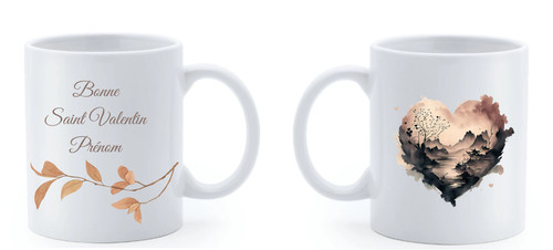 Mug tasse personnalisé - mug, cœur