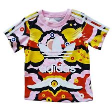 Adidas Originals Trefoil Nuage tee Fille Bébé Enfants Été T-Shirt Rose