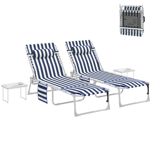 Set folding chaise - folding,