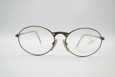Vintage Amor UA 554 Monture De Lunettes Ovales En Laiton NOS