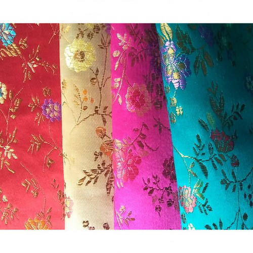 Faux satin soie - tissu, jacquard