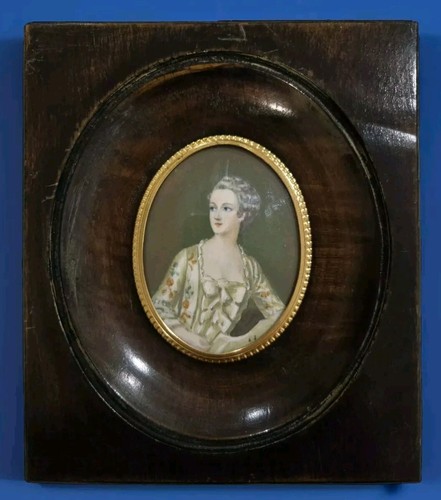 Vtg miniature portrait - vtg,