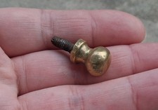 PETITE POIGNÉE ANCIENNE bouton bronze ou laiton D=1,2 cm meuble N°114D