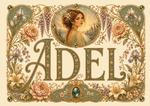 Affiche adel prénom - adel,