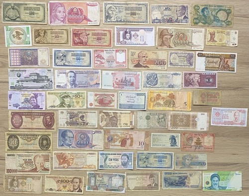 Billets monde - 50, du