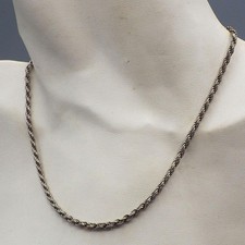 Collier En Argent Sterling .925 À Corde Mode Bijoux