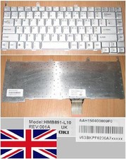 Clavier Qwerty UK Pour Medion Akoya Series Gris /Silver , Model: HMB891-L10
