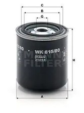 Filtre à carburant Filtre vissé WK 815/80 MANN-FILTER pour TOYOTA NISSAN ISUZU