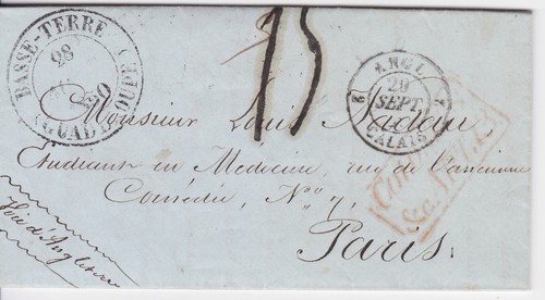 Lettre taxée guadeloupe - lettre,