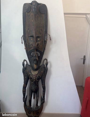 Grande sculpture tribale sepik - sculpture,