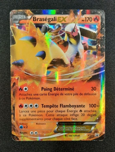 Carte pokémon braségali ex - carte, :
