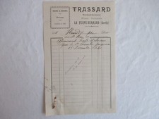 Ancienne facture - papier à