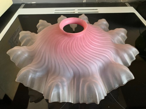 Ancien abat jour - , verre