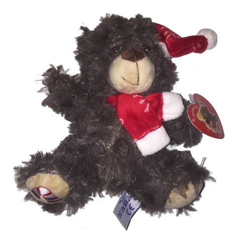 Peluche ours noël tout - peluche, de