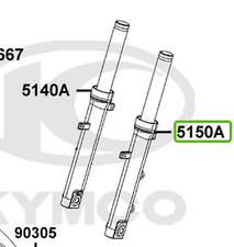 AMORTISSEUR AVANT GAUCHE KYMCO