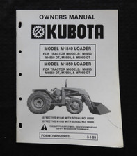 Kubota Tracteur M1840 M1850