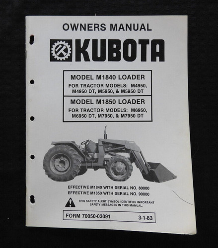 Kubota tracteur m1840 m1850 - kubota,