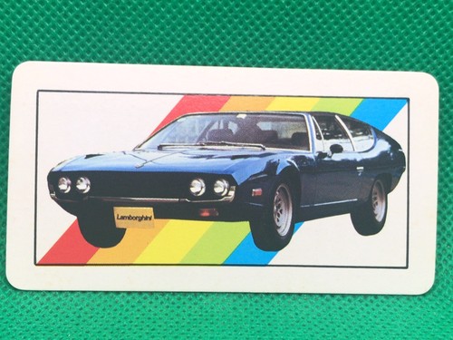 Lamborghini espada 3inch card - lamborghini,