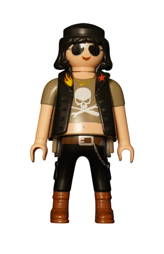 Playmobil motard rocker