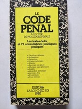 Le Code Penal & le Code de procédure pénale | Bon état