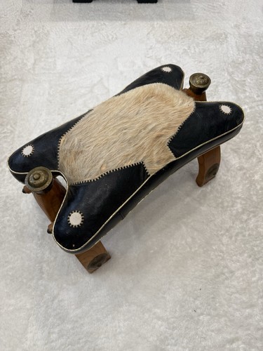Vintage selle chameau peau - chameau,