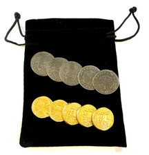 Sac De Pièces De Huit + Or