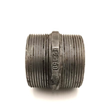 Raccord inox plomberie mamelon Double filetages  int 52 ext 59