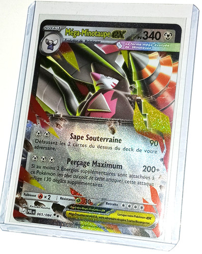 Carte pokémon méga - carte, méga-minotaupe