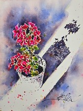 Peinture originale aquarelle