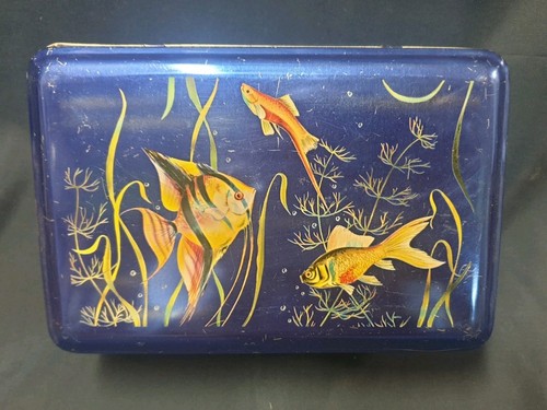Boite tole litho decor - tole,
