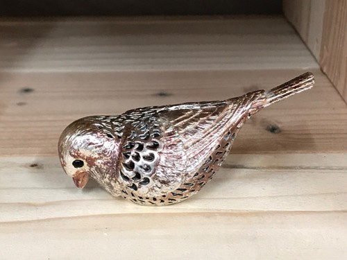 Moineau métal argenté - moineau,,